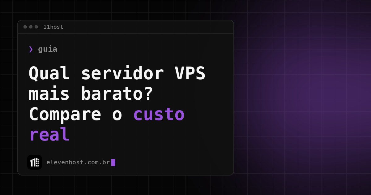 Capa: Qual servidor VPS mais barato? Compare o custo real